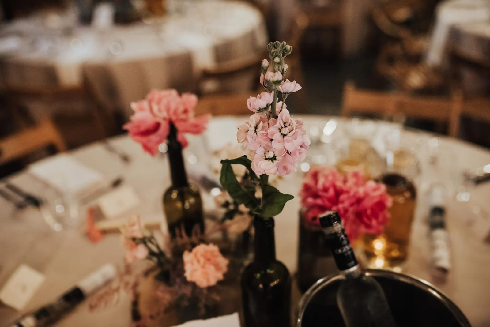 Dekoracja sali weselnej rustykalny styl