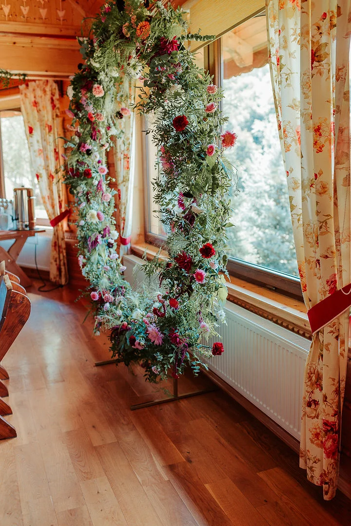 Dekoracja stołu weselnego rustykalna