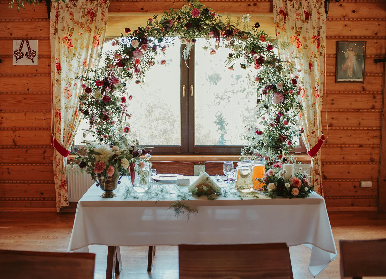 Dekoracja stołu vintage